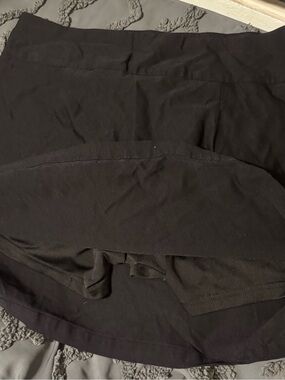 Rafaella Black Comfort Stretch Pull-On Skort